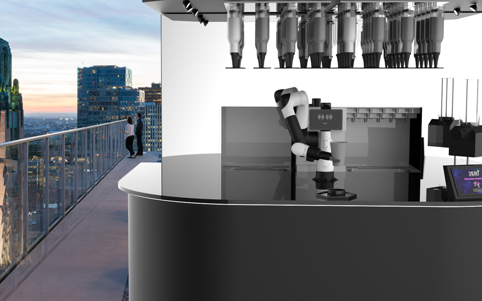 robot, service, bartender, robot, service, barista, robotics